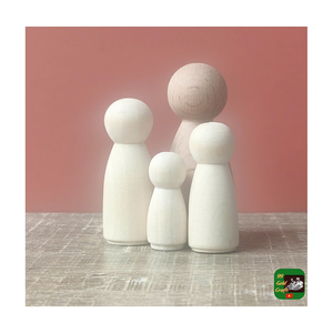 Muñecos de madera para que los niños aprendan a pintar, muñecos de madera sin terminar al por mayor con formas de hongos y manualidades de árboles de Navidad - Product Image 4