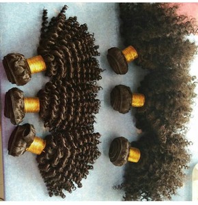 Extensions de cheveux naturels indiens Remy ondulés, bruts, non traités, en gros - Product Image 1