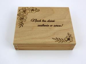 Boîte en bois gravée au laser personnalisée, boîte en bois gravée au laser professionnelle, boîte à bijoux, boîte de rangement, vente en gros - Product Image 3