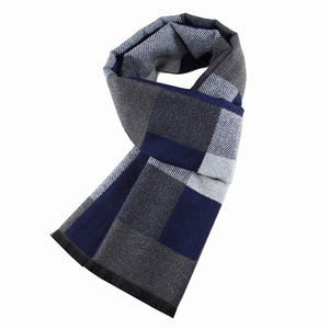 Nouveau cache-cou en polyester à carreaux pour homme 2026, imitation soie brossée, écharpe polyvalente et chaude, style professionnel pour l'hiver - Product Image 6