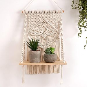 Tapiz de Pared de Macramé Bohemio Indio de Algodón Tejido a Mano, Ideal para Dormitorio, Pasillo, Habitaciones Infantiles y Juveniles, para Toda Ocasión - Product Image 2