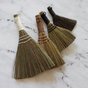 Vietnam Grass <b>Broom</b> Manufacturer Cleaning <b>Broom</b> Medium Size With Short Bamboo <b>Handle</b> Flower Grass <b>Broom</b> For Home - Product Image 3