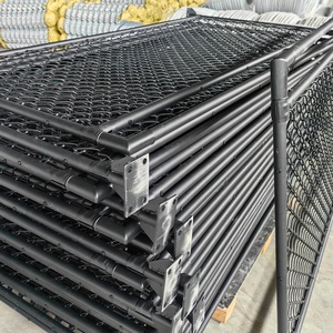 <span class=keywords><strong>Panneaux</strong></span> de clôture de terrain de pickleball en acier galvanisé recouvert de plastique pour intérieur et extérieur pour salle de sport - Product Image 6