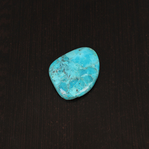 Pierre précieuse naturelle turquoise d'Arizona américaine, cabochon, 42,0 carats, 33x26 mm, pour la fabrication de bijoux - Product Image 4