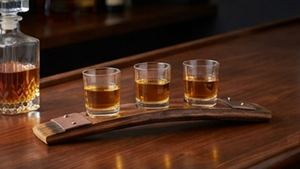 Support à verres en bois de qualité supérieure, élégant et raffiné, idéal pour la présentation sur comptoir, table ou en cuisine - Product Image 6