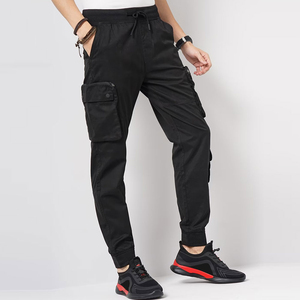 Professional Cargo Pants Custom Streetwear Cargo <b>Trousers</b> French Terry Cotton Heavyweight OEM ODM Private Label Manufacturer - Product Image 1