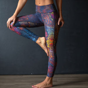 Leggings de compression pour femme, sous-couche, taille élastique, pour le yoga, sublimation, vente en gros - Product Image 1