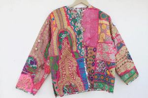 Veste Rose Manteau Femme Veste Bohème Veste Traditionnelle Pour Femmes - Product Image 4