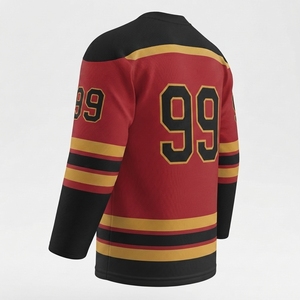 Vente en gros de maillots de hockey sur glace sublimés haut de gamme, collection de tenues d'équipe avec personnalisation de marque, service OEM, solution fabricant - Product Image 4