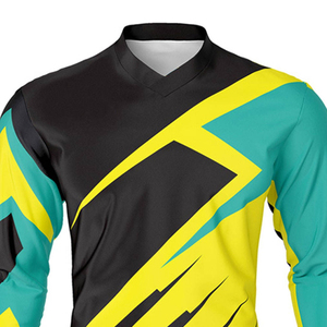 Factory Manufactured Motocross Jersey Stretch Performance Wear for Training Practice and Competitive Racing - Product Image 4