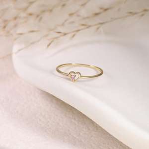 Anillo de Boda de Lujo con Zafiro Rosa Certificado por IGI, Plata de Ley 925, Chapado en Oro de 14K, Delicado Regalo de Piedra de Nacimiento de Septiembre para Ella - Product Image 3