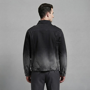 Hot Sale zip Up Regular Cotton <b>Denim</b> <b>jacket</b> for man Vintage washed Streetwear Windproof Washed <b>Denim</b> Jeans <b>Jacket</b> For men's - Product Image 3