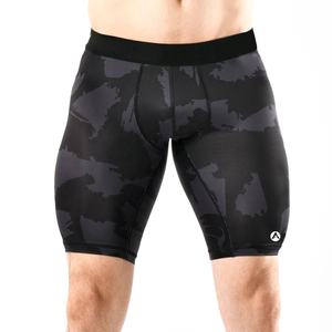Shorts de compression fitness sur mesure à taille élastique pour hommes – Vente en gros OEM par lots - Product Image 1