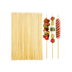 Palillos de bambú limpios, favoritos de los clientes, ideales para barbacoas caseras y palitos de frutas glaseadas dulces para fiestas infantiles. - Product Image 1