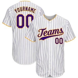 Custom LOGO High Quality Sublimation Print Plus Size Baseball Jersey Blank Black Button <b>Down</b> Youth Set Unisex Oversize Uniform - Product Image 1