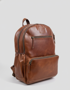 Mochila para Estudiantes Universitarios, Impermeable, Mochila Escolar Personalizada para Hombre, de Gran Capacidad, para Viajes, Negocios, de Cuero de Lujo - Product Image 1