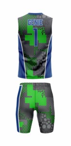 ชุดยูนิฟอร์มฟุตบอลแบบสวมใส่สบาย แห้งเร็ว พิมพ์ลายแบบ Sublimation สำหรับ 7 คนต่อทีม  ระบายอากาศได้ดี สำหรับผู้ใหญ่ 7v7 - Product Image 4