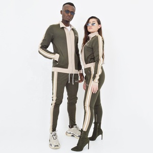 Ensemble de survêtement d'hiver personnalisé avec logo, coupe classique, en nylon, coupe-vent élastique, pour l'entraînement et le jogging - Product Image 5