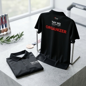Polo personnalisé pour homme, respirant, commande en gros, uniforme de performance pour homme - Product Image 5