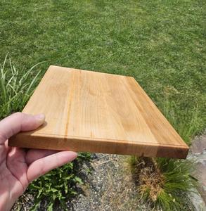 Planche à découper rectangulaire durable en acacia écologique, réutilisable pour les légumes, les fruits et la viande - Product Image 3