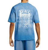 Camiseta Personalizada 100% Algodón Avirex para Hombre, Azul, Manga Corta, Corte Regular, Jersey de Algodón, Cuello Redondo, Diseño Casual con Letras Impresas en la Parte Delantera - Product Image 4