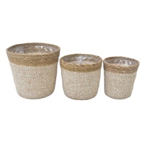 Maceta de Yute Multifuncional Personalizable de Calidad de Exportación, Precio Económico al por Mayor, Color Personalizado, Forma Personalizada, para Jardín, Bangladesh