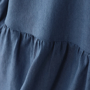 Camisa vaquera clásica para mujer, camisa básica de manga larga, disponible en todos los colores, camisa vaquera corta para mujer, camisa de algodón - Product Image 5