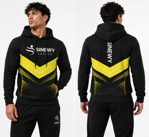 Sweat-shirts en polaire personnalisés pour hommes, brodés et sublimés, 100% polyester, séchage rapide, faible MOQ, haute qualité, manches longues, OEM/ODM, couleur - Product Image 3