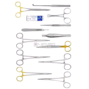 Juego de Instrumentos Quirúrgicos Veterinarios de Acero Inoxidable de 15 Piezas para Esterilización Felina, Fuente de Alimentación Manual, Kit Quirúrgico para Cirugía de Gatos - Product Image 5