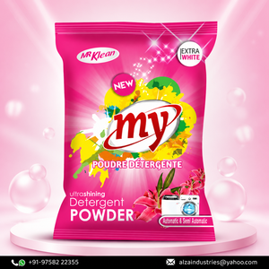 Detergente en Polvo para Ropa con Aroma a Rosas OEM |   Limpiador de Ropa Ultra Blanco de Alta Espuma |   Potente Quitamanchas de Calidad para Exportación a Granel - Product Image 1