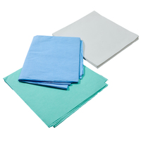 Papier crépon stérilisation médicale, feuille jetable pour emballage chirurgical, qualité médicale, 1 pli, tailles personnalisées pour hôpital