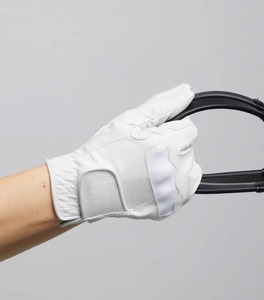 Guantes Deportivos de Equitación Unisex Personalizados con Logotipo, de Cuero Marrón Transpirable, para Todas las Estaciones, con Movimiento Libre - Product Image 3