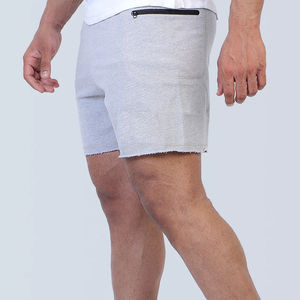 Shorts d'été décontractés pour hommes à taille élastique avec logo personnalisé, en mélange de coton léger de haute qualité - Product Image 6
