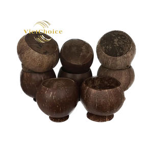 VietChoice Handmade <b>Coconut</b> Bowls <b>Cups</b> Wood Wabi Sabi Style Tableware Gifting Premium High Quality - Product Image 2