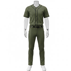 Uniforme de baseball de marque célèbre, impression par transfert thermique professionnelle, designs personnalisés, respirant, séchage rapide, antibactérien - Product Image 1