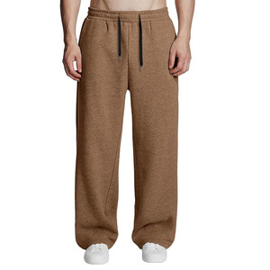 Men Regular Straight Fit Summer Vintage Casual Jogger Sweatpants Adjustable Waist 100% Cotton Eco-Friendly Anti-Wrinkle Quick - Product Image 1