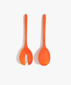 Handmade Resin <b>Salad</b> <b>Tools</b> Server Set Custom Color Kitchenware Serving Spoon Fork Dishwasher Safe - Product Image 2