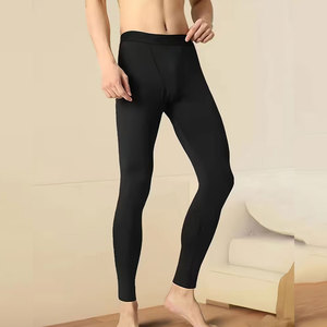 Wholesale High Quality Mens Quick-Dry <b>Tight</b> Pants High-Elastic Gym Running Athletic Compression Leggings - Product Image 3