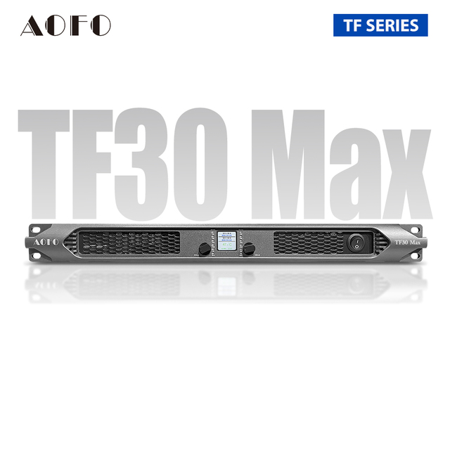 Two Channel 3000W Digital Power Amplifier GaN Technology 4 Ohm Metal Construction for Professional Audio PA System Rack Mount