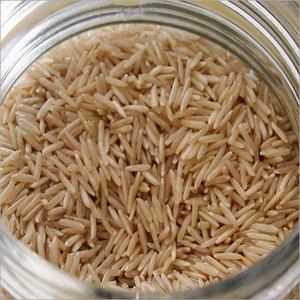 Arroz Basmati Marrón de Grano Largo, Textura Suave, Alto en Fibra, Aromático, Sin Pulir, Grano Entero, Certificado 100% Natural, Seco - Product Image 1