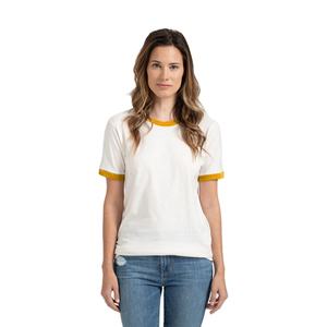 Camisetas Ringer para mujer, tela suave, soporte de marca, camisetas transpirables para mujer, camisetas personalizadas de algodón OEM ODM - Product Image 2