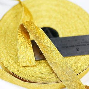 Cinta de encaje metálica dorada de 2 cm de ancho, hecha en Pakistán, 100% de alta calidad, personalizada, para uniformes ceremoniales. - Product Image 2