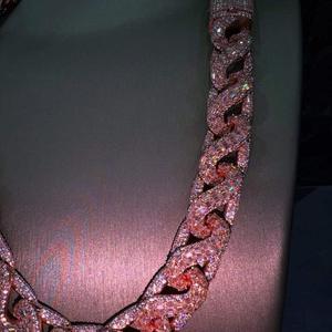 Collar de Cadena Tipo Tenis de Lujo en Plata de Ley 925 con Moissanita, Corte Brillante, Apariencia de Diamante VVS, Joyería Premium de Alta Gama, Regalo - Product Image 3