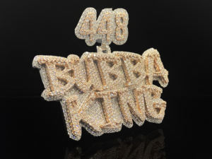 Colgante de aleación chapado en oro con diamantes de imitación estilo Hip Hop Bling para hombre - Product Image 4