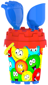 Seau à sable en plastique durable et sûr pour les enfants, facile à manipuler, avec poignée, jouets de plage pour enfants - Product Image 3