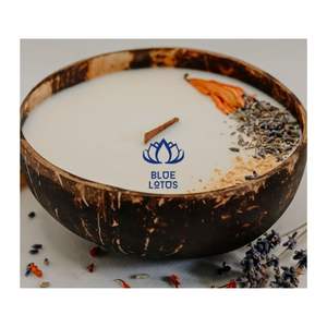 OFERTA LIMITADA 2026 Vela de Cáscara de Coco con Cera de Soja para Relajación y Decoración del Hogar, Fragancia Duradera, Artesanía Premium - Product Image 1