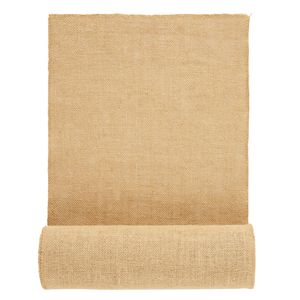 Rotolo di Tessuto in Iuta ad Alta Densità 14 x 30 piedi, Tessuto Naturale in Juta per Avvolgere Alberi e Realizzare Sacchi, Tipo Intrecciato - Product Image 1