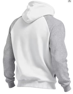 Autumn Winter Men’s <b>Raglan</b> Contrast Hoodie Outdoor Sports Sweatshirt Fashion Casual Hooded <b>Top</b> Custom Logo - Product Image 2