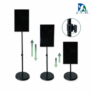 Portable Floor-Standing Magnetic Blackboard with Aluminum Frame and Stable Steel Base - Product Image 4