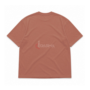 T-shirt graphique unisexe streetwear hip-hop en coton épais haute densité avec logo personnalisé, impression en relief, vente en gros OEM, faible MOQ - Product Image 2